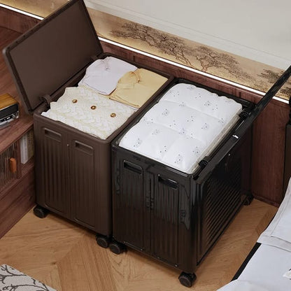 large capacity foldable storage box for home organization