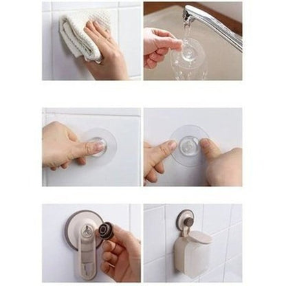 High-Quality Suction Cup Liquid Soap Dispenser for Bathroom and Kitchen