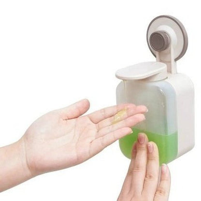 High-Quality Suction Cup Liquid Soap Dispenser for Bathroom and Kitchen