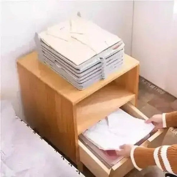 Folding Stacking Board Clothing & Closet Storage Clothes folding and stacking plastic board – Dondepiso 