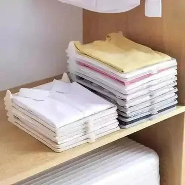Folding Stacking Board Clothing & Closet Storage Clothes folding and stacking plastic board – Dondepiso 