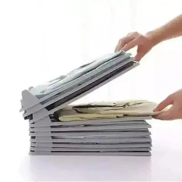 Folding Stacking Board Clothing & Closet Storage Clothes folding and stacking plastic board – Dondepiso 