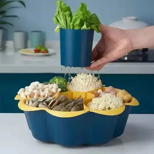 Kitchen Drain Basket Colanders & Strainers Rotating Vegetable Kitchen Drain Basket – Dondepiso