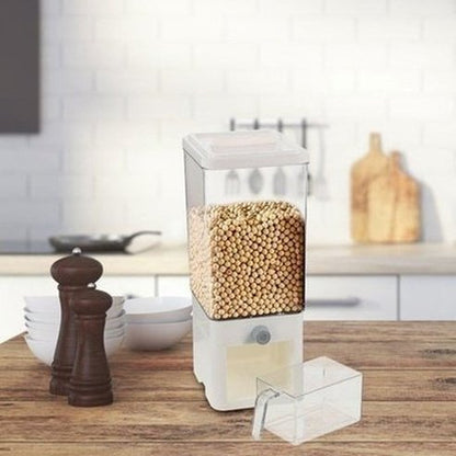 countertop bucket rice storage dispenser cereal organizer container household cereal dispenser bucket grain dispenser for desktop. food storage: food storage containers.