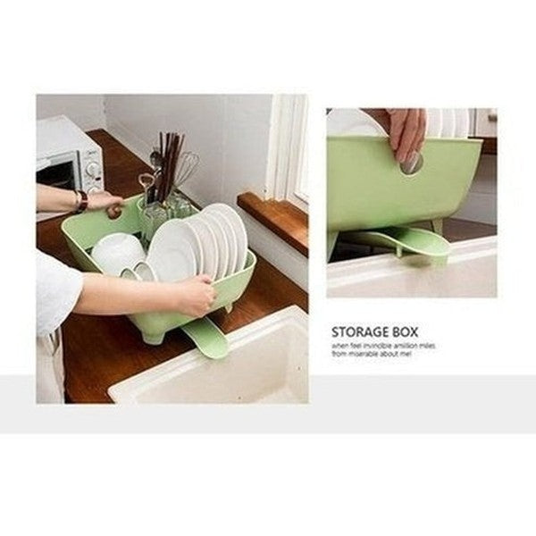 Kitchen Sink Plastic Tableware Drainer Countertop Dish Organizer Chopsticks Knife Fork Drying Storage. Kitchen Tools and Utensils. Type: Dish Racks and Drain Boards.