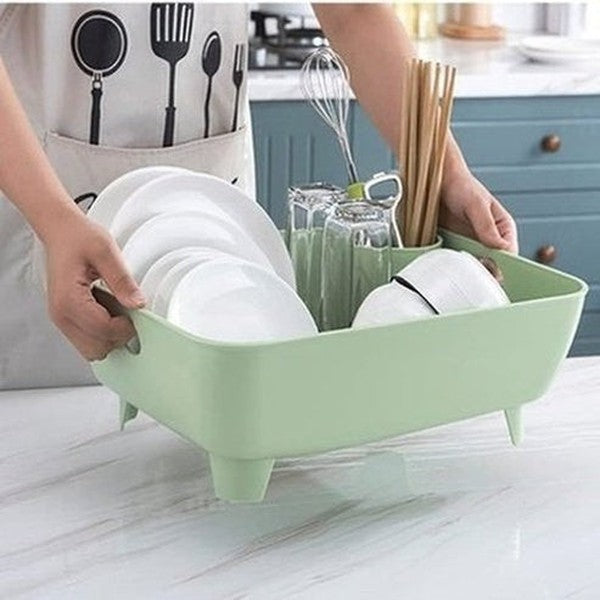 Kitchen Sink Plastic Tableware Drainer Countertop Dish Organizer Chopsticks Knife Fork Drying Storage. Kitchen Tools and Utensils. Type: Dish Racks and Drain Boards.
