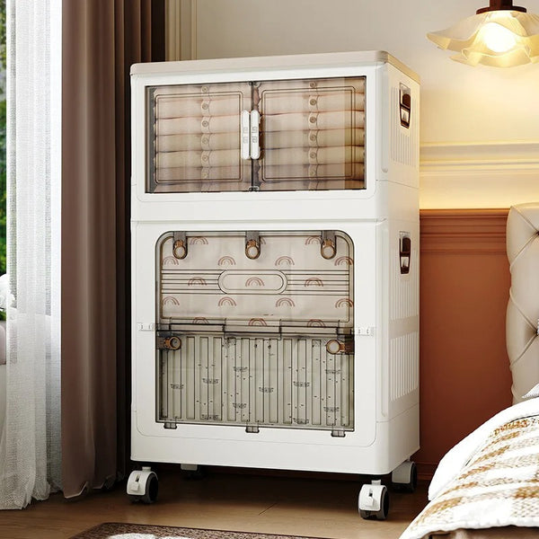 Modern removable storage cabinet with doors