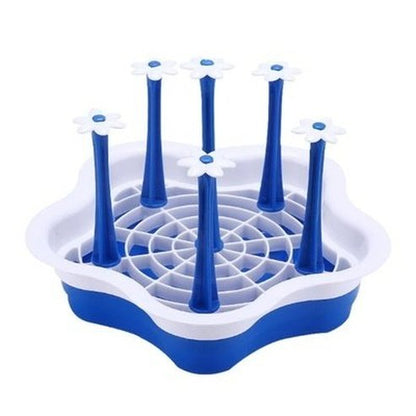 Innovative Cup Holder Tray with Drainer and Non-Slip Drain Tray