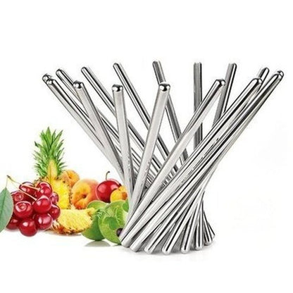 stainless steel folding rotating fruit bowl. this stainless steel fruit rack offers an attractive, space-saving storage solution for your home. type: decorative trays