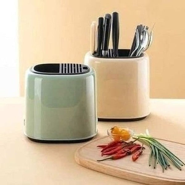 Circular Knife Organizer Block Kitchenware Storage