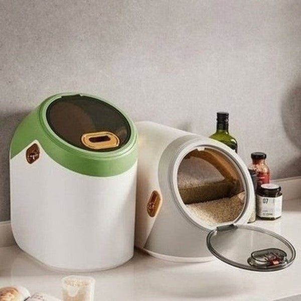 Large Food Storage Container Rice Barrels Sealed Cereal Dispenser Rice Tank Grain Box Kitchen Storage Container. Food Storage. Type: Food Storage Containers.