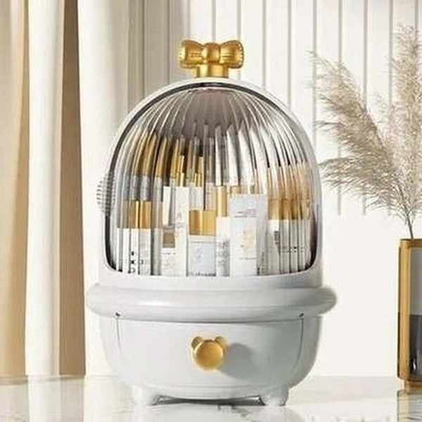 Large Cosmetic Storage Box with Sliding Lid