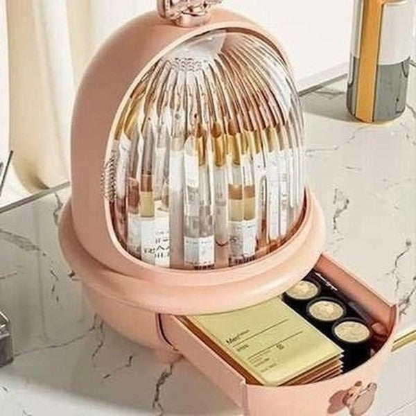 Large Cosmetic Storage Box with Sliding Lid