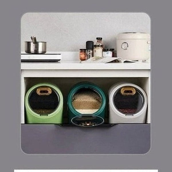 Large Food Storage Container Rice Barrels Sealed Cereal Dispenser Rice Tank Grain Box Kitchen Storage Container. Food Storage. Type: Food Storage Containers.