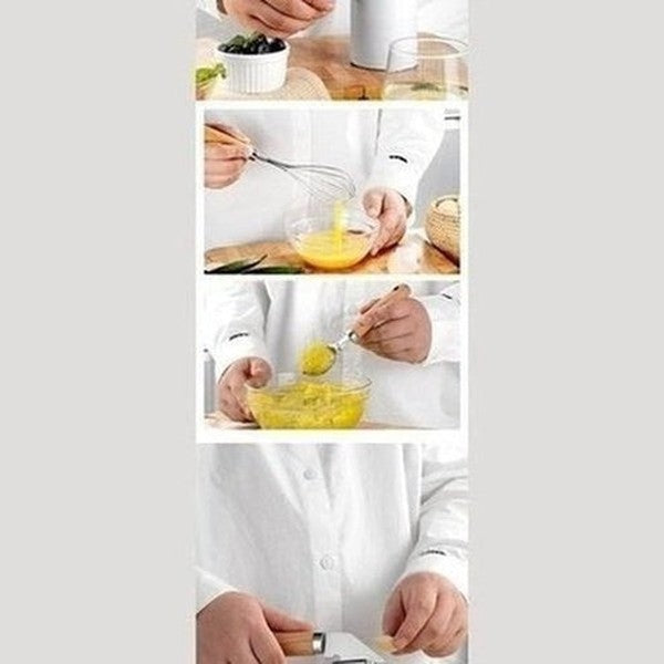 9-Piece Cooking Utensils Set With Wooden Handle Can Opener Baking Set Cooking Tool Kitchenware Pizza Peeler Cheese Knife. Product Type: Cookware Sets