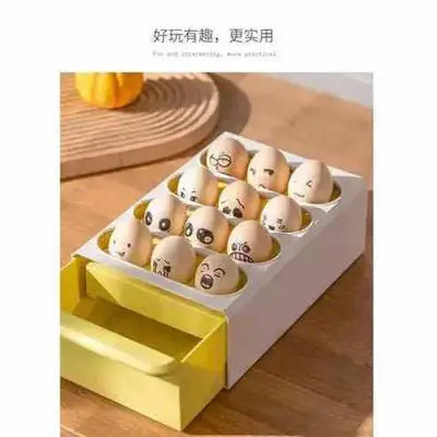 Drawer Type Egg Storage Box for Refrigerator Shelf