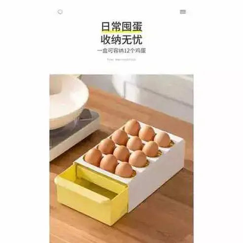 Drawer Type Egg Storage Box for Refrigerator Shelf