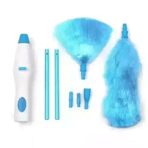 Electric Rotary Duster Dusters Blue 360° Rotary Adjustable Electric Duster – Dondepiso 