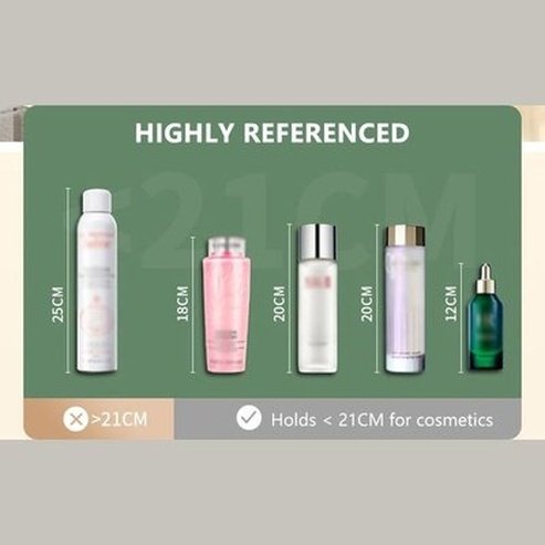 Large Capacity Cosmetic Storage Box Dustproof Makeup Organizer For Cotton Pads Swabs Bathroom Jewelry Organizer For Cosmetics. Type: Household Storage Containers.