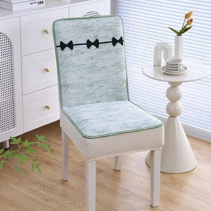 modern butterfly printed chair cover for dining room