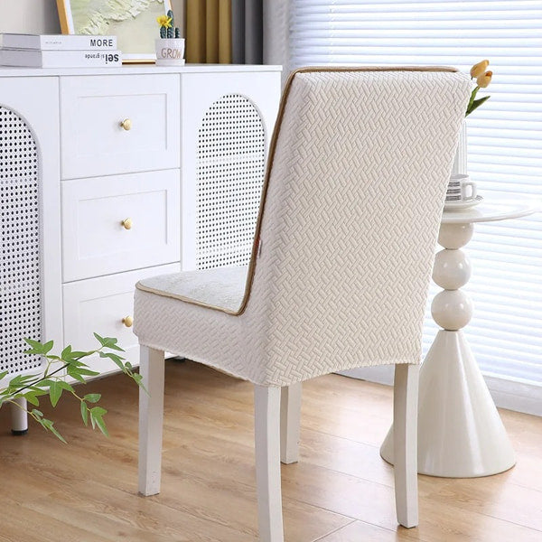 elastic chair cover snug fit spandex polyester fabric