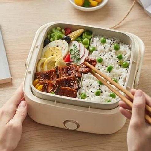 Electric Bento Box Lunch Box Portable Heating Rice Cooker