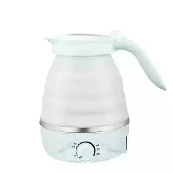 Foldable Silicone Electric Kettle Electric Kettles Blue Foldable Silicone Portable Mini Electric Kettle - Dondepiso