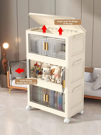 large capacity storage cabinet for bedroom and closet use