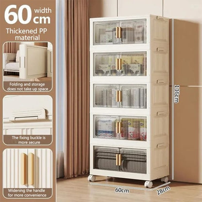 flexible foldable storage system for clothes and accessories