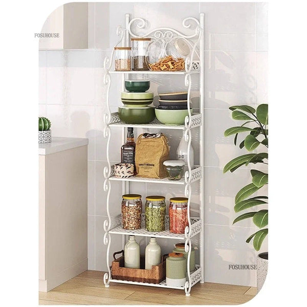 Indoor Outdoor Plant Stand with Foldable Metal Frame