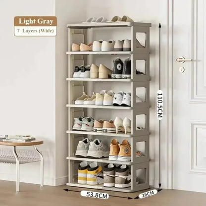 Large capacity shoe storage rack for entryway and bedroom
