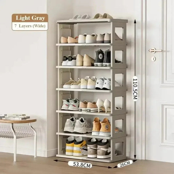Large capacity shoe storage rack for entryway and bedroom