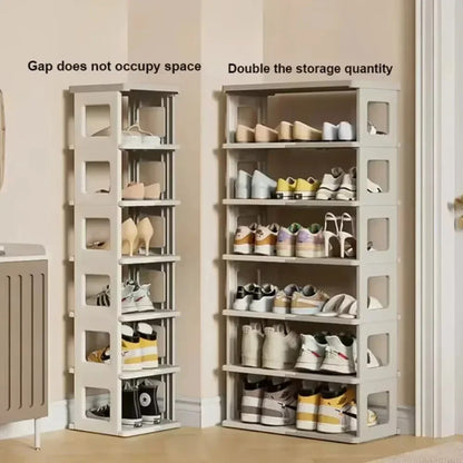 Installation free shoe rack organizer for home storage