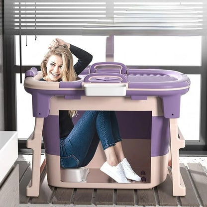 collapsible bath tub for small spaces and apartments
