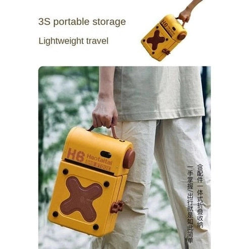 Folding Double-Head Portable Camping Stove