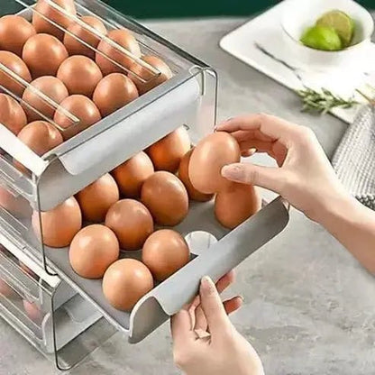 Egg Storage Container With Drawer Box