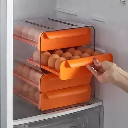 Egg Storage Container With Drawer Box