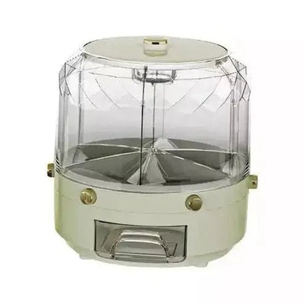 Rice Storage Box Food Storage Containers Green Rice Storage Box Cereal Dispenser – Dondepiso