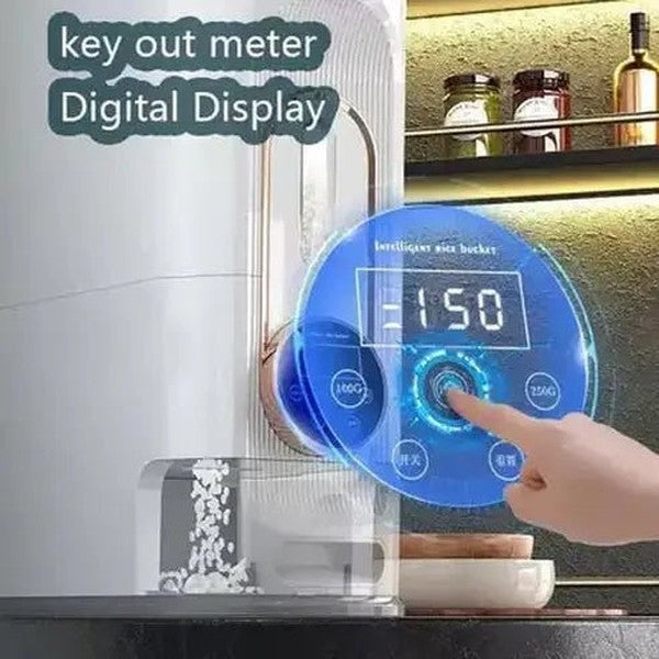 Smart Rice Bucket Food Storage Containers Smart Electric Vacuum Rice Storage Container · Dondepiso