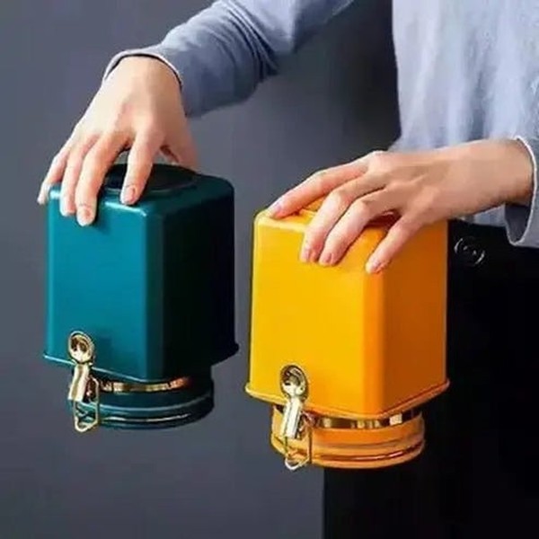 Coffee Storage Jar Food Storage Sealed Coffee Storage Jar with Lid · Dondepiso