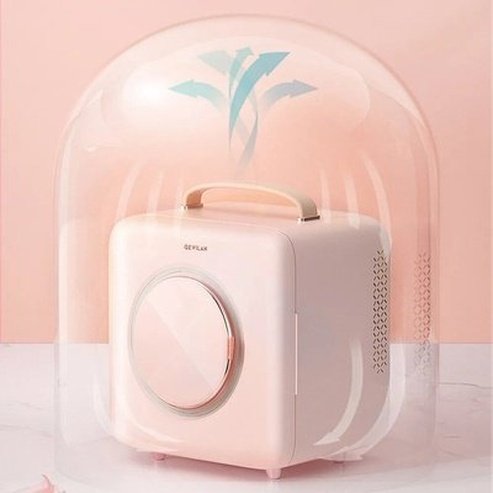 GEVILAN Mini Beauty Products Storage Refrigerator