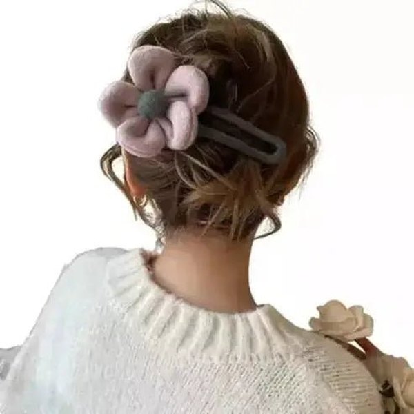 Autumn Flower Hairpin Hair Forks & Sticks F Large Autumn Flower Hairpin Plush Women – Dondepiso