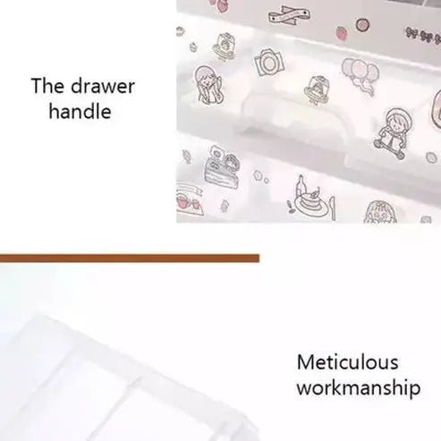 Jewelry Organizer Box Household Storage Containers White 3 Layer Durable Desktop Jewelry Organizer Box – Dondepiso