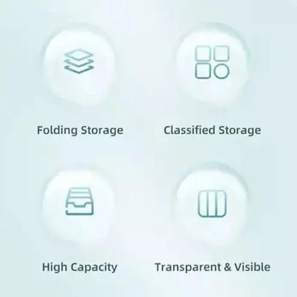 Clothes Organizer Box Household Storage Containers Sturdy Leather Clothes Storage Box with Lid – Dondepiso