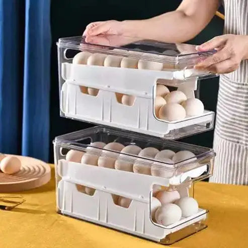 Fresh Egg Dispenser Case - Safely Store and Extend Egg Freshness
