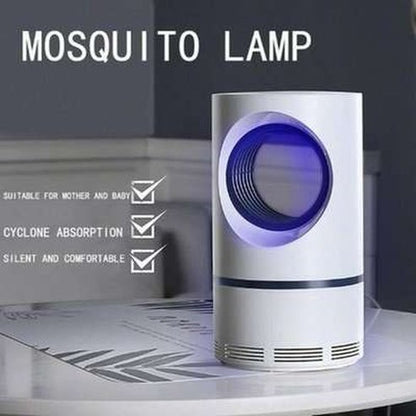 Insect killer lamp with rechargeable electric bulb