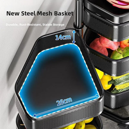 Multi-Layer Kitchen Fruit Basket Organizer