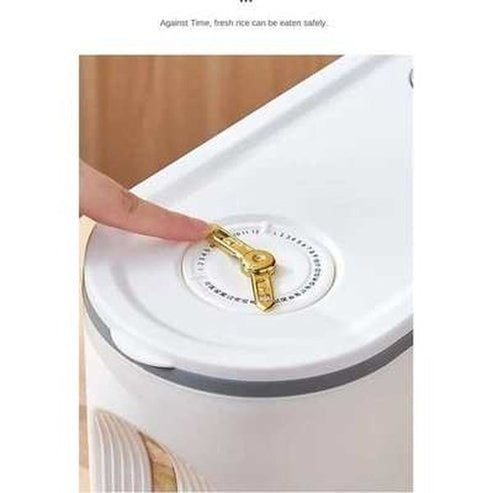 Large Capacity Grain Rice Dispenser Container with Lid 