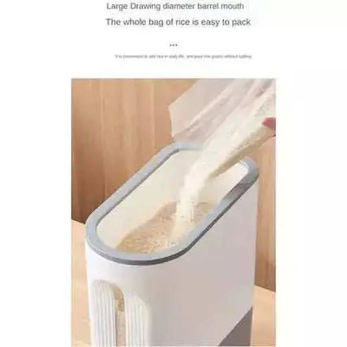 Large Capacity Grain Rice Dispenser Container with Lid 
