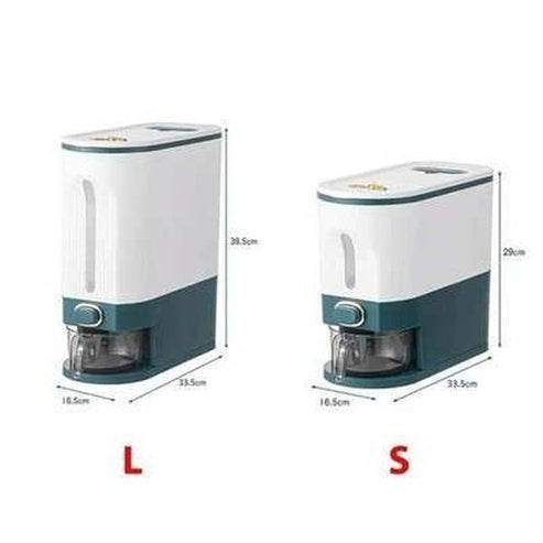 Large Capacity Grain Rice Dispenser Container with Lid 